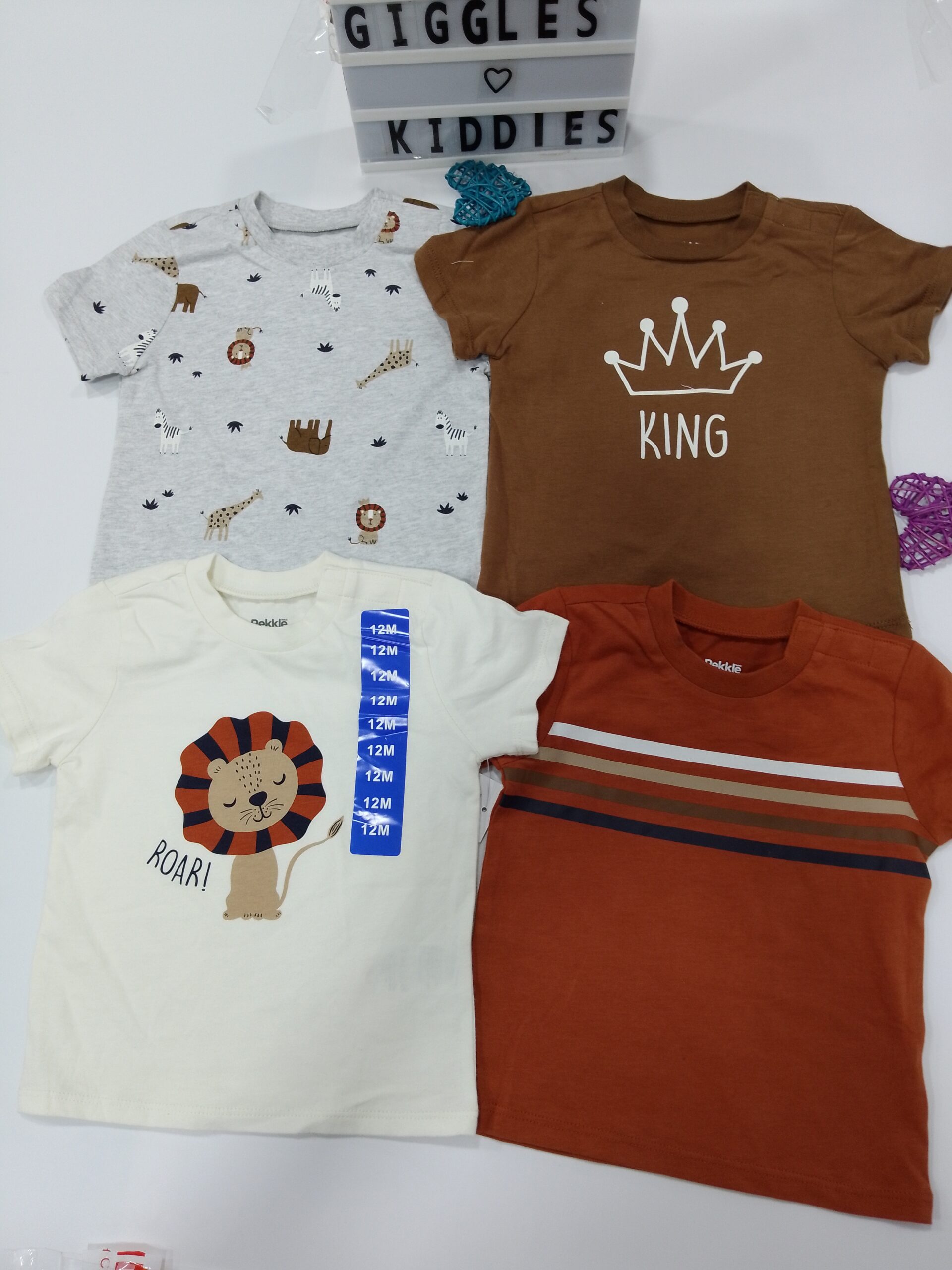 Lion t-shirt 4 set (19054)