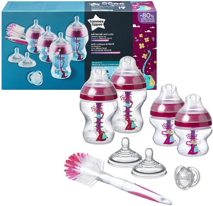 Tommee Tippee Advanced Anti-Colic Newborn Baby Bottle Starter Set