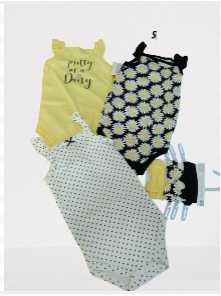 Hudson 6 Piece Layette Set (9-12m)