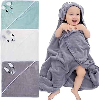 hudson baby hooded towel