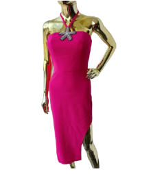 pink adult gown