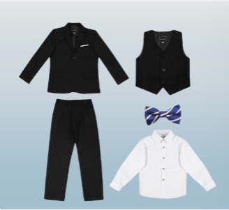 luobeibei 5 pieces set suit