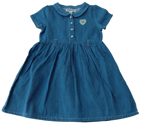 creeks (07011) denim kids dress